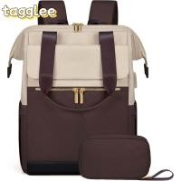ราคา กระเป๋าเป้สะพายหลัง TAGGLEE พกพาสะดวก กันกระแทกสำหรับแล็ปท็อป น้ำหนักเบา และมีระบบกันน้ำ ดีไซน์สำหรับผู้หญิง (51308043956)