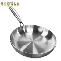 ราคา TAGGLEE กระทะทอด NonStick สแตนเลสไม่เคลือบ เครื่องครัวแบบพับได้ หม้อสเต็กทอดอเนกประสงค์ เตาแม่เหล็กไฟฟ้าแก๊ส (44224012093)