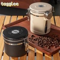 ราคา TAGGLEE กระป๋องเมล็ดกาแฟ สแตนเลสปิดผนึกกล่องเก็บเมล็ดกาแฟ มัลติฟังก์ชั่แมลงพร้อมช้อน Moisture proof Kitchen Storage Jars Barista เครื่องมือ (55809000861)