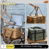 ราคา TAGGLEE กระเป๋าเก็บความร้อนแคมป์ปิ้ง กระเป๋าปิคนิคร้อนเย็นด้านในกันน้ํา กล่องเก็บของความจุขนาดใหญ่ 36 ลิตรแบบพับได้กลางแจ้ง (51605043743)