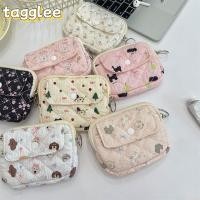 ราคา TAGGLEE กระเป๋าใส่เหรียญ ลายการ์ตูนและลายดอกไม้ เหมาะสำหรับใส่เหรียญและบัตรประจำตัว (44803537264)