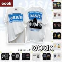 ราคา เสื้อวินเทจ เสื้อยึด ผ้าเทคโนโลยี Sorona จากอเมริกา พิมพ์ลาย oasis เสื้อยืด oversize เหมาะ ผู้หญิง และ ผู้ชาย (43074631379)