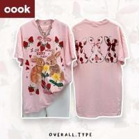 ราคา bambi เสื้อยึด ผ้าเทคโนโลยี Sorona จากอเมริกา พิมพ์ลาย miss bunny เสื้อยืด oversize เหมาะ ผู้หญิง และ ผู้ชาย 73 (42472527554)