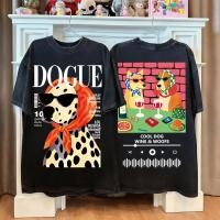 ราคา เสื้อยืด oversize สีดำ เสื้อฟอก เกาหลี ผลิตจากผ้าฝ้าย 100 ผลิตโดยร้าน oook เหมาะสำหรับทั้งผู้หญิงและผู้ชาย 30 (55656199375)