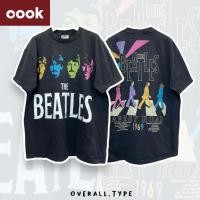 ราคา the beatles เสื้อยึด ผ้าเทคโนโลยี Sorona จากอเมริกา พิมพ์ลาย abbey road เสื้อยืด oversize เหมาะ ผู้หญิง และ ผู้ชาย 538 (26892641616)