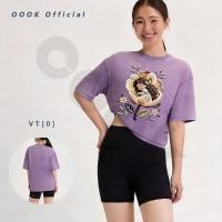 ราคา เสื้อยืด oversize สีดำ เสื้อฟอก เกาหลี ผลิตจากผ้าฝ้าย 100 ผลิตโดยร้าน oook เหมาะสำหรับทั้งผู้หญิงและผู้ชาย 2 (56556728465)