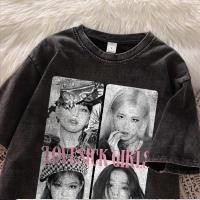 ราคา เสื้อยืด oversize สีดำ เสื้อฟอก เกาหลี ผลิตจากผ้าฝ้าย 100 ผลิตโดยร้าน oook เหมาะสำหรับทั้งผู้หญิงและผู้ชาย 31 (55655977312)