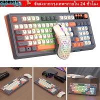 ราคา CHORDZY RAID T98 คีย์บอร์ด โคมไฟ 98 เค้าโครงคีย์คีย์บอร์ดเมาส์ชุด การเชื่อมต่อ USB แบ็คไลท์สีรุ้งเกมคีย์บอร์ดแบบกลไกสํานักงาน (47456440778)