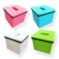 ราคา กล่องทิชชู่ คลาสสิค พลาสติกเกรดดี ลายสาน มี 4 สี กล่องกระดาษทิชชู่ กล่อง ทิชชู่ กล่องกระดาษ เช็ดหน้า ใส่ทิชชู่ (17900696954)