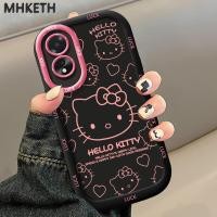 ราคา MHKETH เคสสำหรับ OPPO A18 A38 เคสมือถือลายแมวน่ารักและเป็นที่นิยม (42858780778)