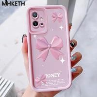 ราคา MHKEID เคสสำหรับ VIVO Y75 Y55 5G Y55s Y33s Y33e Y30 5G Y52T T1 5G เคสป้องกันโทรศัพท์ตกลายโบว์สีชมพู (28987347806)