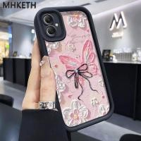 ราคา MHKETH เคสสำหรับ Samsung Galaxy A05 M05 F05 A05s A04 M04 F04 A04E A03 A03s A02s M02s F02s เคสโทรศัพท์รูปโบว์ (44401403482)