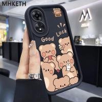ราคา เคสสำหรับ OPPO A18 A38 A2x A31 2020 A8 เคสโทรศัพท์ซิลิโคนลายสัตว์น่ารัก (26835374259)