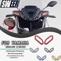 ราคา SWEER สําหรับรถจักรยานยนต์ Yamaha XMAX300 2023 ฝาครอบป้องกันไฟเลี้ยวหน้า กรอบฝาครอบป้องกันตกแต่งอลูมิเนียม ทนทานและป้องกันรอยขีดข่วน (56805977750)