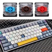 ราคา MDD 10PCS Low Profile Mechanical Keyboard Switch Buttons KS 27 Red Brown Blue Tactile Switch Ultra Slim (44358810194)