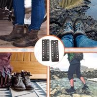 ราคา MDD หนัง PU ซิปเชือกผูกรองเท้าแทรกเชือกผูกรองเท้าซิปปิด 8 หลุมสําหรับ Boot Footwear อุปกรณ์ตกแต่ง (53357276120)