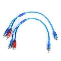 ราคา ONEPINK 1 PC RCA Male To Female Splitter Stereo Audio Y Adapter Cable Wire Connector (46209354709)