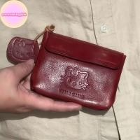 ราคา กระเป๋าสตางค์และกระเป๋าเหรียญหนัง PU ลาย Hello Kitty สไตล์น่ารัก vintage สำหรับสาวๆ (55459338512)