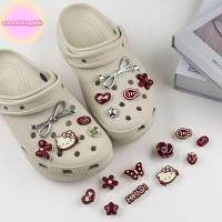 ราคา ชุดตกแต่งรองเท้า DIY Sanrio Hello Kitty Bowknot Red Series สำหรับ Clogs รองเท้าแตะ เหมาะเป็นของขวัญ (54109312693)