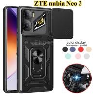 ราคา เกราะกันกระแทกสําหรับ ZTE nubia Neo 3 2 5G 2025 เคสโทรศัพท์ Push Pull กล้องป้องกันกรณีสําหรับ nubiaNeo3 nubiaNeo3 nubiaNeo2 Neo2 Magnetic Car Ring Stand Cover (43302712426)