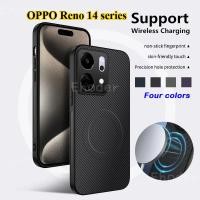 ราคา หรูหรา Matte สําหรับ OPPO Reno 14 13 Pro 14F 4G 5G 2025 กรณีแม่เหล็กไร้สายสําหรับ Reno14 Reno14Pro 14Pro Reno14F 14 F Reno13 Reno13Pro Reno13F Soft TPU กรณีป้องกัน (26338567620)