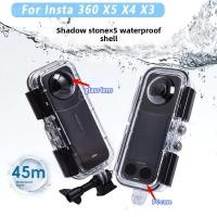 ราคา สําหรับ Insta 360 X5 X4 X3 Dive กรณีกันน้ําเปลือกป้องกันกระจกเลนส์สําหรับ Insta360X5 Insta360X4 Insta360X3 Action กล้องอุปกรณ์เสริมเดิม (46505083857)