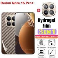 ราคา สําหรับ Redmi หมายเหตุ 15 Pro Plus 4G 5G 2025 Hydrogel ฟิล์ม Soft Screen Protector เลนส์กล้องโปร่งใสสําหรับ Note15 Note15Pro Note15ProPlus Note15Pro ฟิล์มป้องกันด้านหลัง (57003456499)