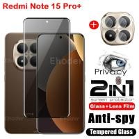 ราคา สําหรับRedmiหมายเหตุ15 Pro Plus 4G 5G 2025โค้งความเป็นส่วนตัวกระจกนิรภัยป้องกันหน้าจอคลุมทั้งหมดฟิล์มป้องกันโทรศัพท์สําหรับNote15 Note15Pro Note15ProPlus Note15Pro เลนส์กล้อง (47553466067)