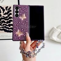 ราคา หรูหราลูกปัดผีเสื้อปลอกสําหรับ Samsung Galaxy Z พับ 7 6 5 4 3 4G 5G 2025 เคสโทรศัพท์ที่มีสีสันเพชรสร้อยข้อมือสําหรับ ZFold7 Fold7 Fold6 ZFold6 Fold5 Fold4 Fold3 กรณี (42011017559)
