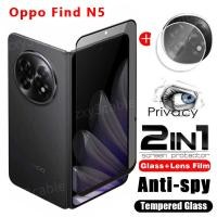 ราคา สําหรับ OPPO Find N6 N5 5G 2025 ความเป็นส่วนตัวกระจกนิรภัยป้องกันหน้าจอคลุมทั้งหมดฟิล์มป้องกันโทรศัพท์สําหรับ FindN6 FindN5 N 5 เลนส์กล้อง (29727394828)