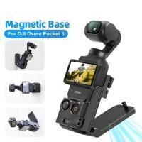 ราคา สําหรับ DJI Osmo Pocket 4 3 Multifuctional Magnetic Bracket Mount สําหรับ DJIOsmo Pocket4 Pocket3 อะแดปเตอร์แม่เหล็กผู้ถือพวงมาลัยวงเล็บ (53903678604)
