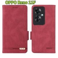 ราคา Oppo Reno 11F 11 Pro 5G 2024 เคสโทรศัพท์ความเรียบง่ายพลิกหนังสําหรับ reno11F reno11pro reno10 reno10pro reno10pro reno10proplus 10pro สล็อตกระเป๋าสตางค์วงเล็บป้องกันกรณี (24529434269)