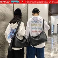 ราคา RIPPL กระเป๋าสะพายไหล่ ความจุเยอะ สวมใส่ง่าย หนังPUสีดำ สำหรับทั้งผู้ชายและผู้หญิง (57104910902)