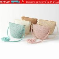 ราคา กระเป๋าถือฟางแฮนด์เมด รูปทรงเปลือกหอย สำหรับผู้หญิง (49257180268)