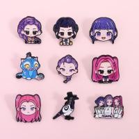 ราคา เข็มกลัดเคลือบตัวการ์ตูน KPop Demon Hunters น่ารักสำหรับกระเป๋าเป้ และอุปกรณ์ประดับตกแต่ง (47502281526)