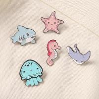 ราคา เข็มกลัด รูปการ์ตูนปลาฉลามน่ารัก สําหรับติดปกเสื้อ หมวก (19002278703)
