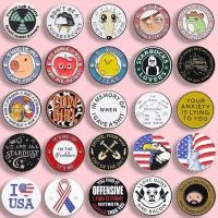 ราคา เข็มกลัด ทรงกลม เครื่องประดับ สําหรับตกแต่งเสื้อผ้า กระเป๋านักเรียน (25926021302)