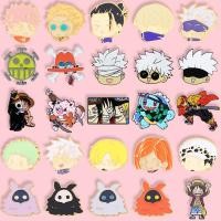 ราคา เข็มกลัด รูปการ์ตูนอนิเมะ One Piece Luffy Skull Hat ของขวัญสําหรับเพื่อน (17167836631)