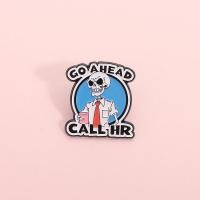 ราคา Go Ahead Call Hr เข็มกลัดเคลือบ Creative Skull Staff Laborers Pins กระเป๋าเป้สะพายหลังเสื้อผ้าอุปกรณ์เสริมของขวัญสําหรับเพื่อน (42000797687)