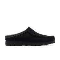 ราคา CLARKS 26180443 Slip Black Suede (57656571419)