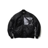 ราคา FLAGSTUFF FS1776 PATCHWORK BOMBER JACKET BLACK (48459484617)