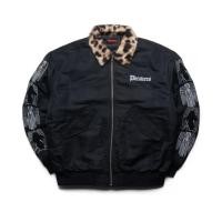 ราคา PLEASURES P25W018 ANGEL DEMON FLIGHT JACKET BLACK (57958937835)
