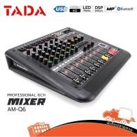 ราคา มิกเซอร์ TADA รุ่น AM Q 6 มี บลูทูธ USB MP3 เอฟเฟกต์แท้ 6ช่องไมค์ สั่ง1เครื่องต่อ1คำสั่งซื้อค่ะ ใบกำกับภาษีทักเเชทได (7546445035)