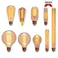 ราคา JAROV Vintage Retro Bulb Warm White 40W Screw connector หลอดไส้บอลโบราณ Edison Lamp (58158504761)