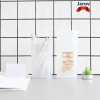 ราคา ที่ใส่ปากกา JAROV ทรงกระบอกพร้อมฝาปิดกล่องดินสอ มัลติฟังก์ชั่นเรียบง่ายโปร่งแสงที่ถอดออกได้กล่องแปรงแต่งหน้าโรงเรียน (57108462215)