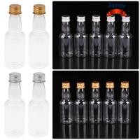 ราคา JAROV 5 ชิ้นขวดพลาสติก ขวดเครื่องดื่มขนาดเล็กมินิขวดเหล้าชุด 60 มิลลิลิตรเงิน ทองหมวกพรรคซัพพลายขวดยิง (55159364630)