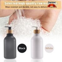 ราคา JAROV 300 500ml ขวดปั๊มแชมพูปั๊มสบู่ขวดเปล่าตกแต่งปั๊มไม้ไผ่ (54258332627)