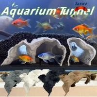 ราคา JAROV Betta Cave Rest Safe Fish Tank ถ้ําใต้ดิน ตลกการพิมพ์ปลา Hideout Stones House Aquraium ตกแต่ง (53358466606)