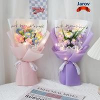 ราคา จาโรวี โครเชต์ดอกไม้ช่อ มือถักโครเชต์ดอกไม้ช่อส่องสว่าง ของขวัญรับปริญญาตกแต่งบ้านดอกไม้ประดิษฐ์นิรันดร์ (53358466603)
