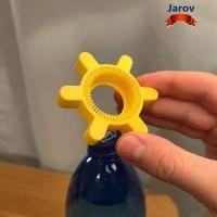 ราคา จาโรวี ที่เปิดฝาขวด อุปกรณ์บาร์สีเหลืองที่เปิดขวดแบบหมุน ที่เปิดขวดพลาสติกมัลติฟังก์ชั่นแบบพกพาเครื่องมือคร (53108622023)